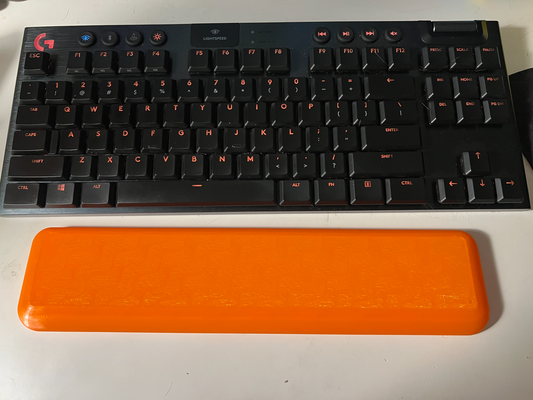 tastatur handgelenk ausruhen by turtletech kreationen haushalt büro computer zubehör schreibtisch tpu matschig flexibel 3d print model - Mito3D