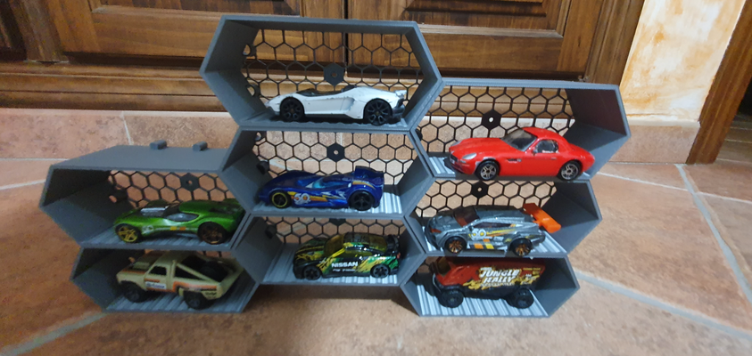 hotwheels wall or table display by p4mp3r072 hobby & diy 3d print model - Mito3D