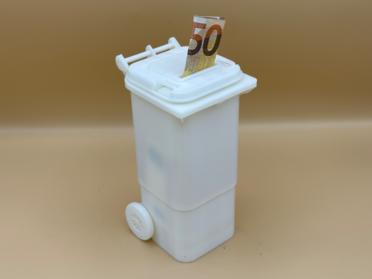 nakit yapabilmek atık çöp kutusu madeni para banka by jav 3d ev halkı dekor domuzcuk kumbara astar bahar zamanı konteynırı spardose 3d print model - Mito3D