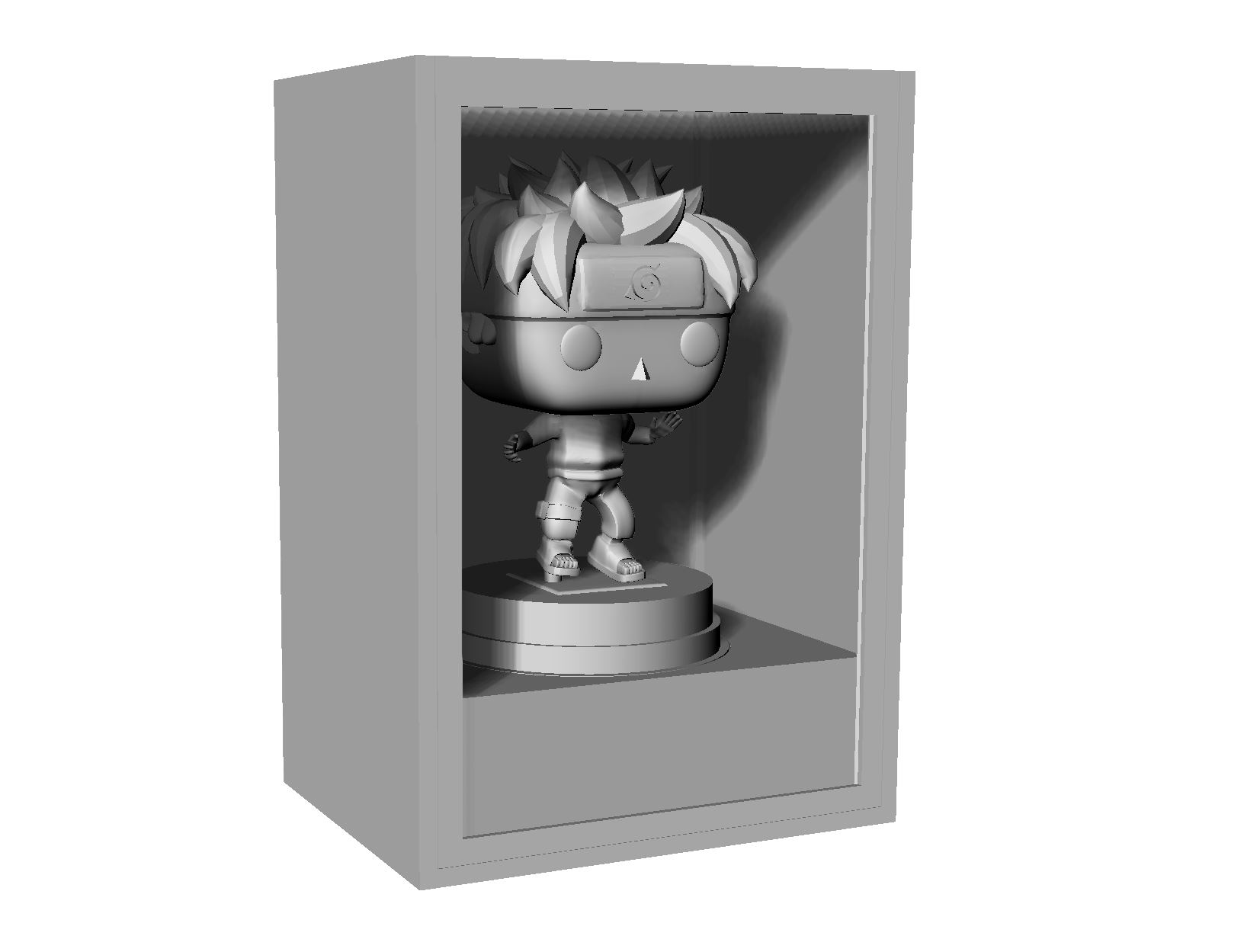 3d stampabile mini schermo astuccio guaina built in giradischi by linton arte modelli vetrina in piedi miniatura pittura warhammer 40k 40kwarhammer funko pop funkopopstand 3D print model - Mito3D