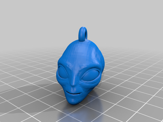 alien keychain by pajama life tools organizers key chain 3d print model - Mito3D