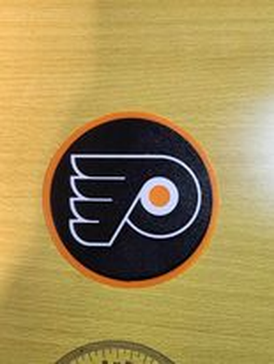 philadelphia flyers coaster set by newfoundprints household decor coasterset coasterholder philly philadeplhia philadelphiaflyers hockey sport nhl 3d print model - Mito3D