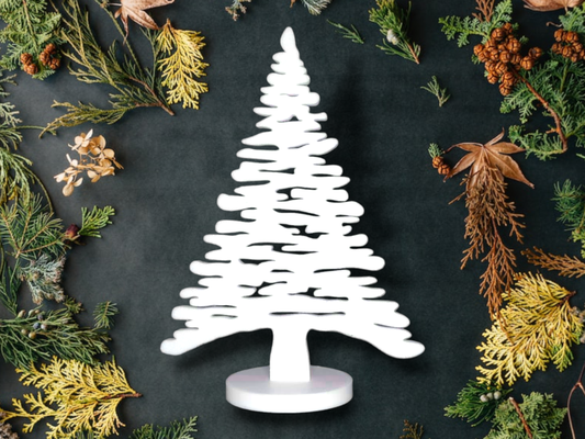 natale albero by xsynaticc domestico festività weihnachten ornamento astratto 2d palla bambolotto ams colore concorso festoso stagione inverno 3d print model - Mito3D