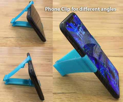 phone stand - clip portrait or landscape by wing-art tools gadgets mobile accessory rack handy handyhalter handyhalterung handythings solution standalone iphone android 12 holder 11 13 mini androidphone 18 foldable foldablephonecase foldablestand foldables smartphone accessiories accessories mobilephone mobilephoneholder mobilephonemount mobilephonestand halterung gadget gadgetart portable pocket cinema camera 4k 3d print model - Mito3D
