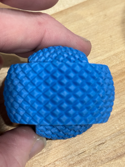 knurled spinner by smfprints hobby & diy fidget 3d print model - Mito3D