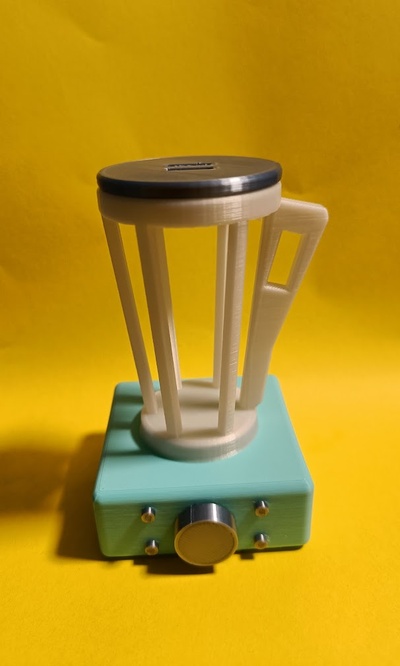 toy kitchen appliances 1 - blender by jamesgt toys & games colorchange series mixer designertoy 3d print model - Mito3D
