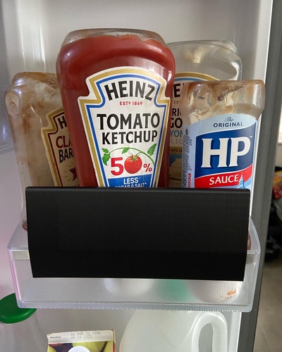 fridge insert to stop sauces falling out of d by richard burke household house models 3d print model - Mito3D