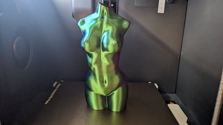 hembra cuerpo florero remezclado by dinarun arte esculturas mujer 3d print model - Mito3D