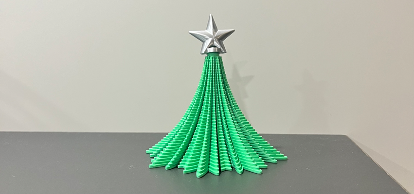 christmas tree by dcprint household decor pine star 3d print model - Mito3D