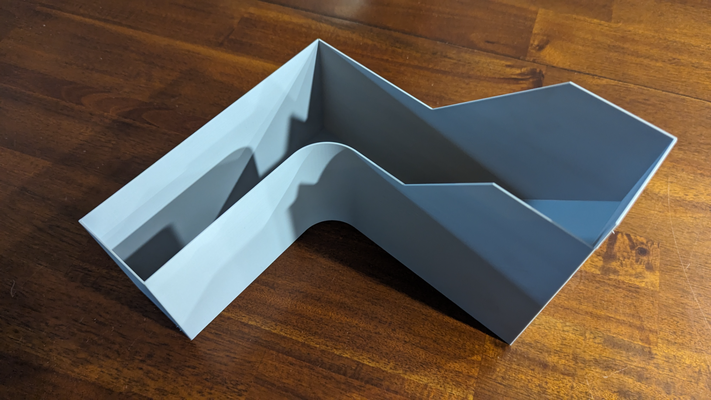 sottile cacca scivolo by minist3r 3d stampante accessori epurazione 3d print model - Mito3D
