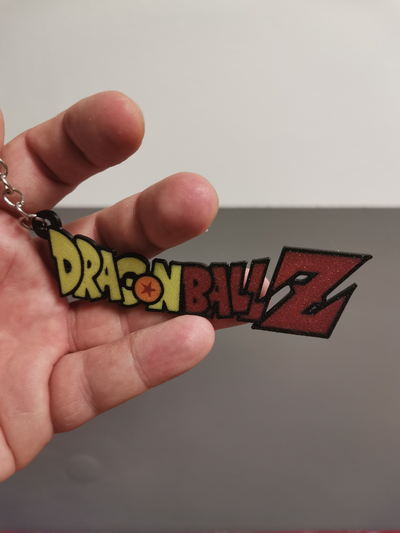 multicolor dragon ball z keychain by bt3d printing art signs & logos 3d print model - Mito3D