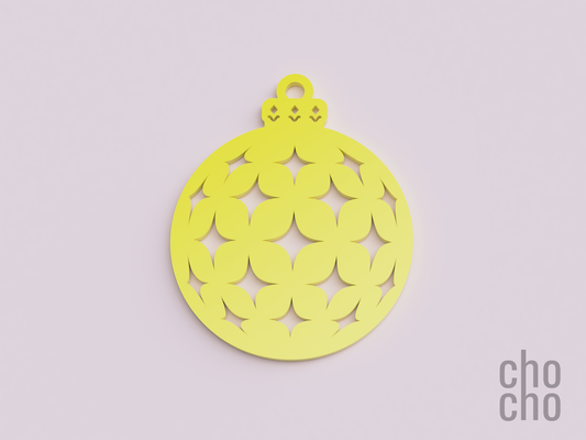 noël ornement décor collection 03 by chatte ménage porte clés boucle d'oreille bague collier 3d print model - Mito3D