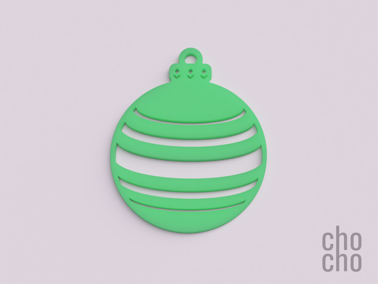 christmas ornament decor collection 05 by chocho household keychain keyring earring ring necklace 3d print model - Mito3D