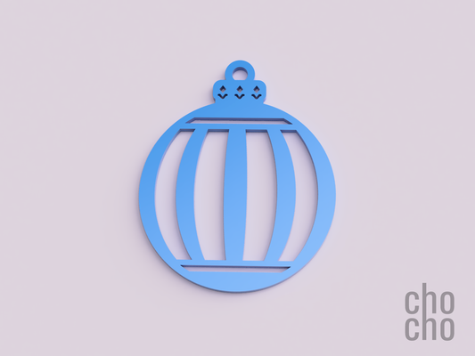 christmas ornament decor collection 06 by chocho household ring keyring earring keychain necklace 3d print model - Mito3D