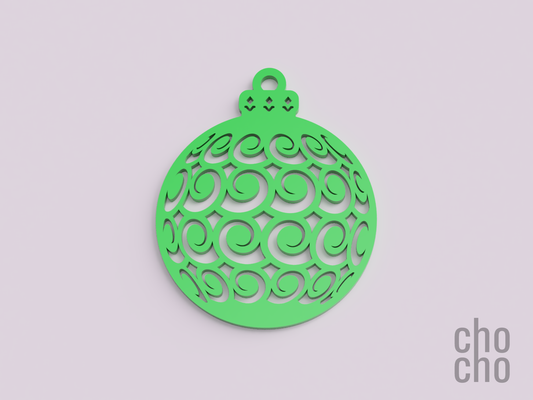 christmas ornament decor collection 10 by chocho household earring necklace keychain ring keyring 3d print model - Mito3D
