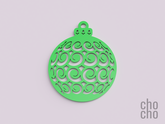 weihnachten ornament dekor sammlung 10 by muschi haushalt ohrring halskette schlüsselbund ring schlüsselring 3d print model - Mito3D