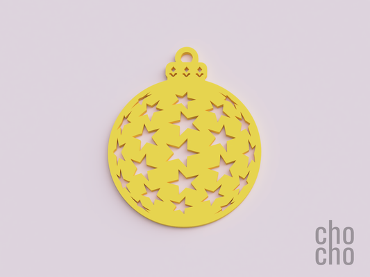 christmas ornament decor collection 11 by chocho household ring keyring necklace keychain earring 3d print model - Mito3D