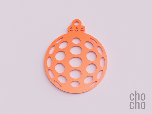 christmas ornament decor collection 12 by chocho household keychain earring keyring ring necklace 3d print model - Mito3D