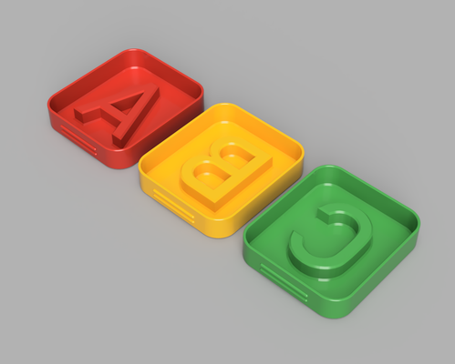 sandyabc alfabe kum kalıplar by creolet marco markl oyuncaklar oyunlar dış mekan harfleri kalıplama kalıp sommer seti 3d print model - Mito3D
