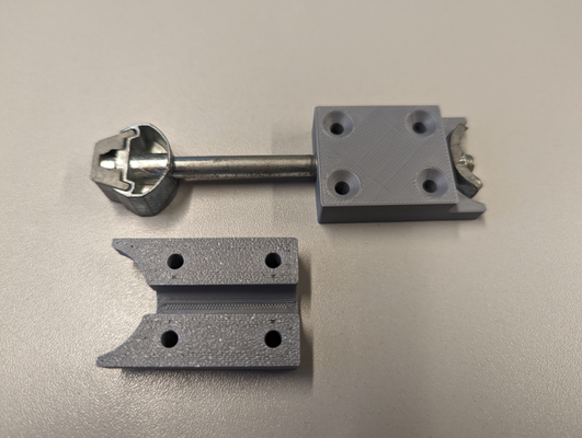 surface mount worktop connectors by jro4891 hobby & diy carpentry fitting 3d print model - Mito3D