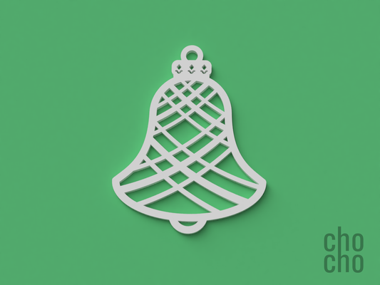 natale campana ornamento collezione 13 by figa domestico arredamento portachiavi collana squillare orecchino 3d print model - Mito3D