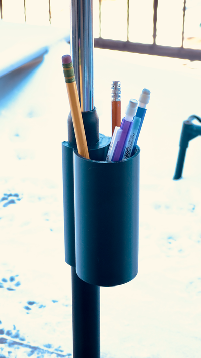 pencil holder music stand by detour hobby & diy pen manhasset 48 3d print model - Mito3D