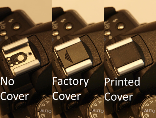 camera dslr hotshoe cover by steelcroissant hobby & diy accessory 3d print model - Mito3D