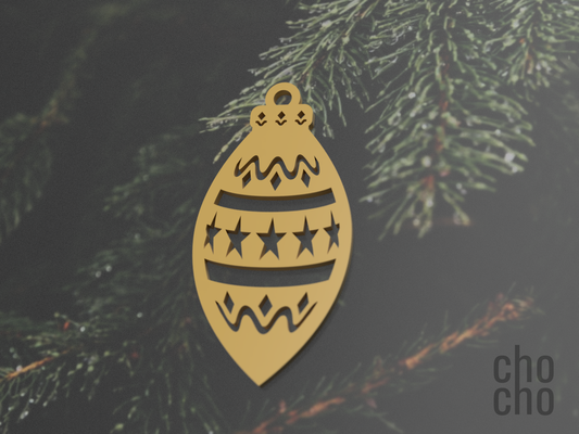 enfeite natal árvore elíptico 9 by bichano casa decoração chaveiro colar anel brinco 3d print model - Mito3D