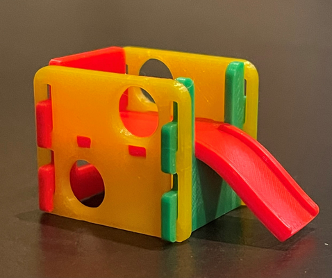 tikes mini academia conjunto brinquedos by impressora sorridente jogos bichinhos fofa pequeno 3d print model - Mito3D