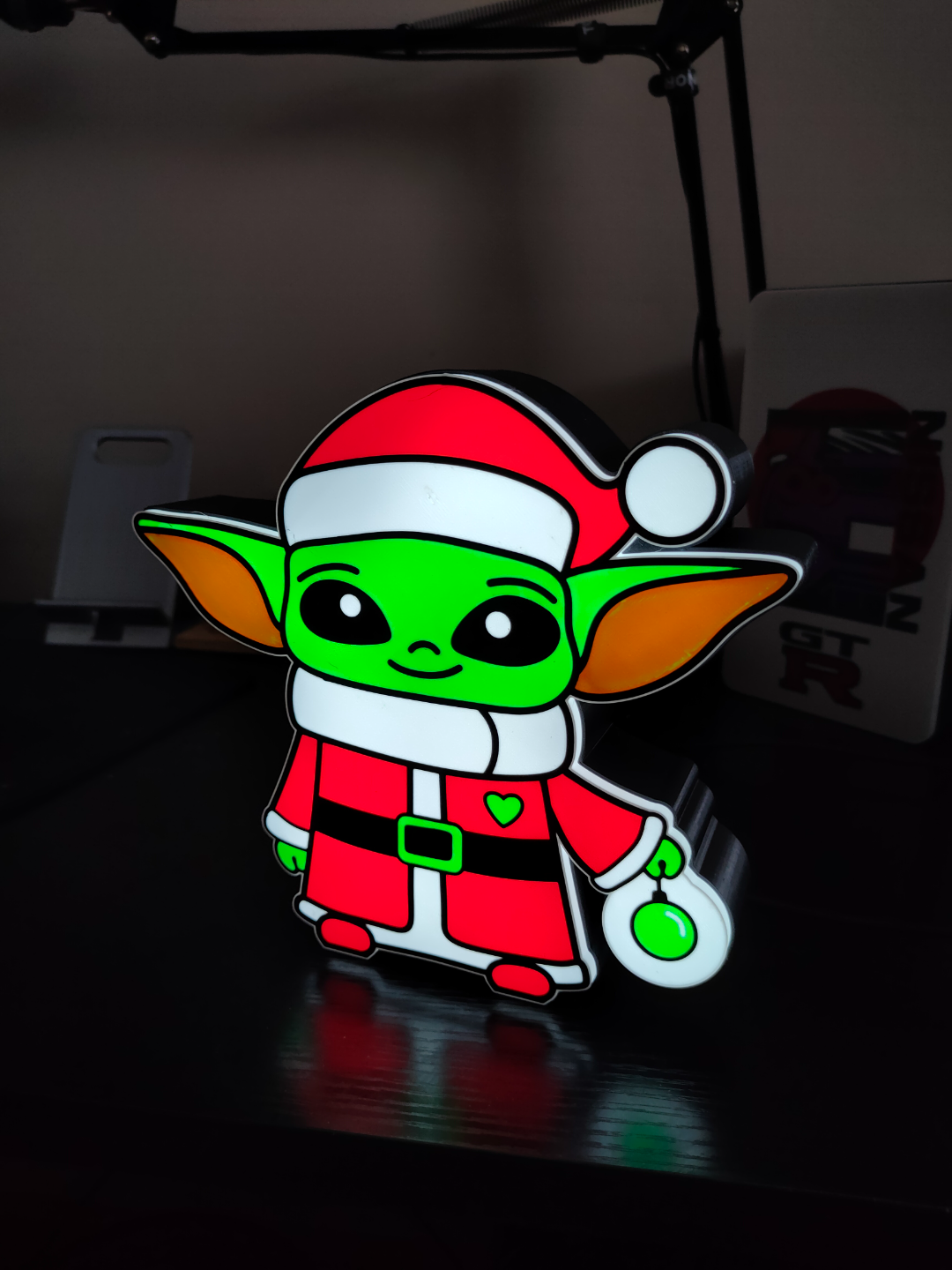 sarı noel ışık kutu by nottooshabbycreations hobi kendin yap elektronik bebek yoda hafif kutu led usb 3D print model - Mito3D