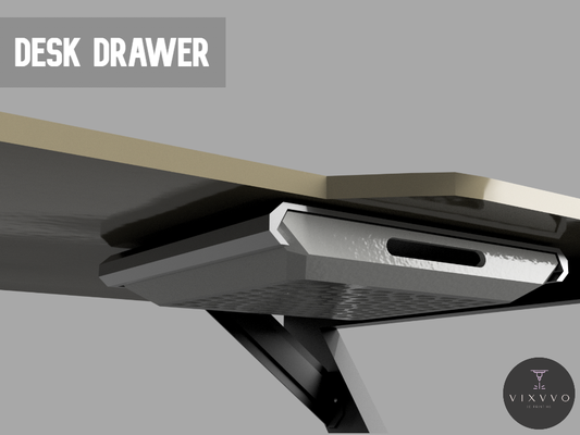 scrivania cassetto by vixvvo 3d utensili organizzatori in piedi tenere utilità 3d print model - Mito3D