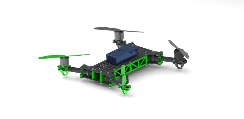 halcón q250 v1 0 by mochr pasatiempo bricolaje diy vehiculos patio cuadricóptero carbón vórtice thingiverse drones fpv250 cc3d zmr250 qav250 3d print model - Mito3D