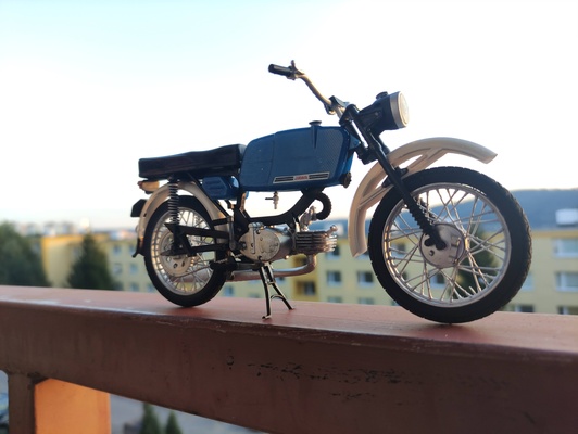 jawa 50 23 mustang by mochr passatempo fai veicoli motore retrò vintage bicicletta moto scooter honda motociclo cz bmw skoda suzuki ciclomotore 3d print model - Mito3D