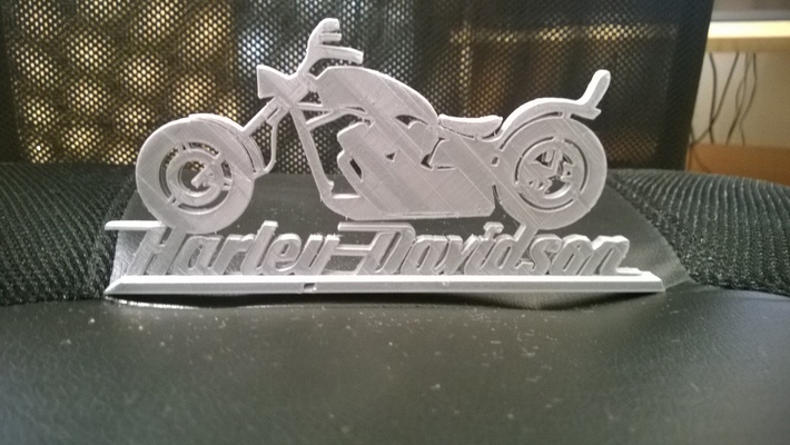 harley davidson by mochr casa decoração thingiverse 3d print model - Mito3D