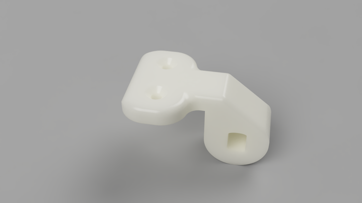 bemis nextstep2 baño asiento bisagra soporte remezclado by rex casa modelos 3d print model - Mito3D