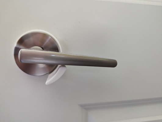 niño bloquear palanca puerta manejas by rex casa modelos seguridad 3d print model - Mito3D