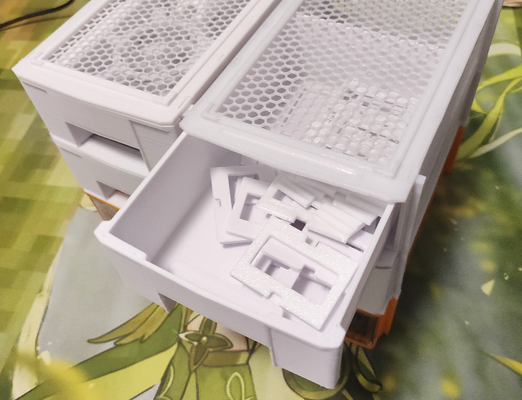 f0 drawer kompatibel stapelbar fdm friendly schublade by pama1234 werkzeuge veranstalter box container 3d print model - Mito3D