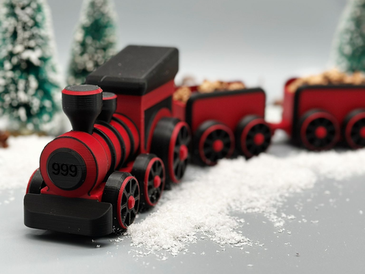 christmas express 999 by sk07 skipper07 household decor train chrismas toy christamast decorations 3d print model - Mito3D