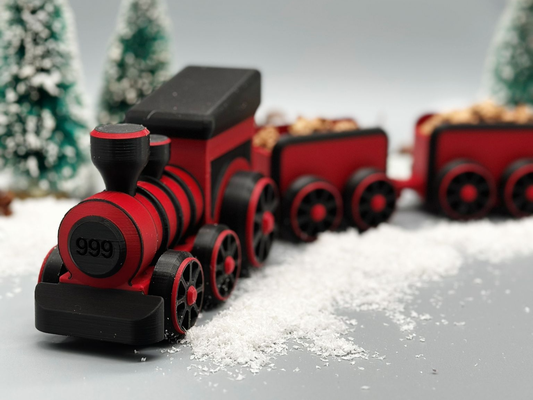 noel ekspres 999 by sk07 skipper07 ev halkı dekor tren oyuncak yılbaşı gecesi dekorasyonlar 3d print model - Mito3D