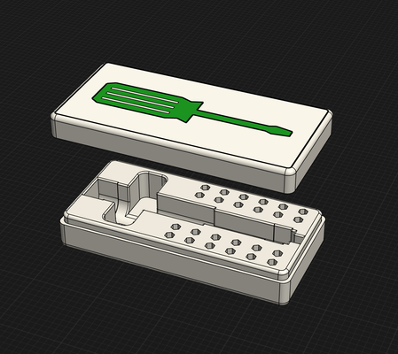 es15 by ismo passatempo faça chave fenda caixa 3d print model - Mito3D