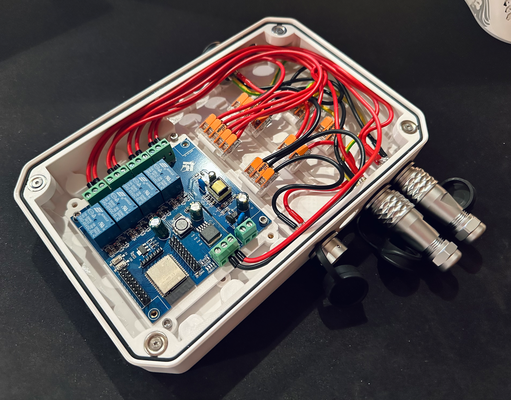 elektriksel kavşak noktası kutu vagon kelepçeler modüler bağlar manyetik kapak by piksel dalgası ev halkı bahçe değiştirmek röle kontrolör kablo yönetimi kablolama elektrikli kutu 3d print model - Mito3D