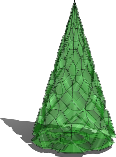 natal árvore chá luz 1 by poeta casa decoração natal portador transparente 3d print model - Mito3D