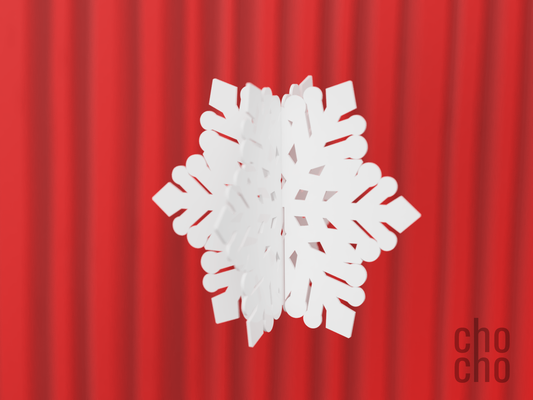 copo nieve colección 3d ornamento 04 by chocho casa decoración collar d navidad arete anillo llavero 3d print model - Mito3D