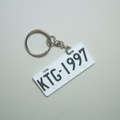 taiwan license plate pendant by tengdesign miniatures 3d print model - Mito3D