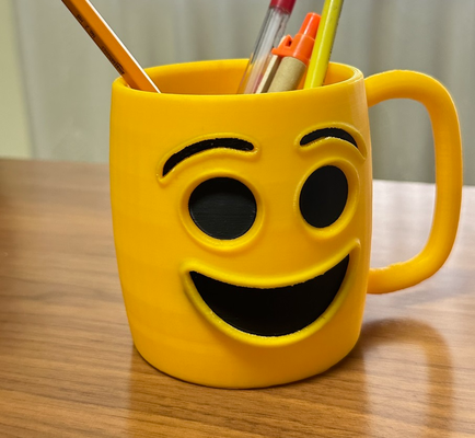 funny emoji by 3dprintableart household decor 3d print model - Mito3D