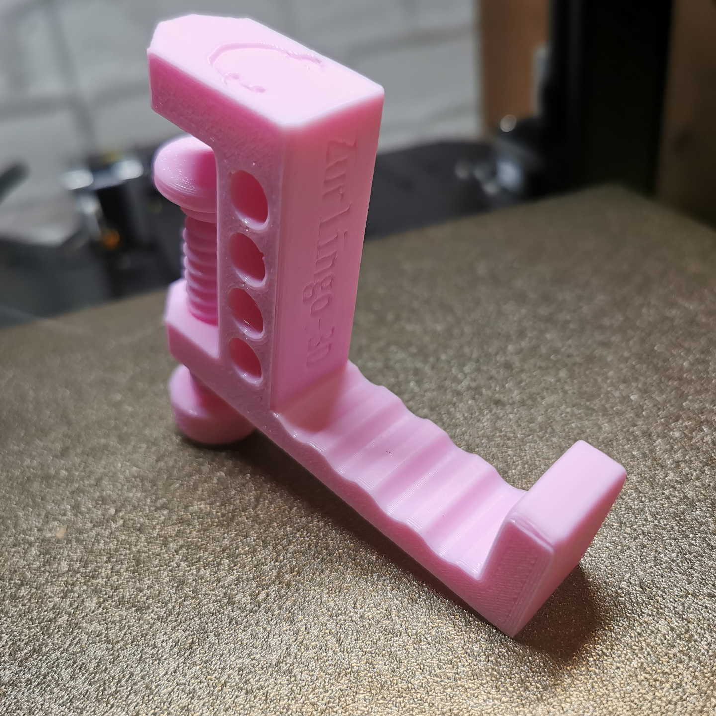 acessível fone ouvido gancho escrivaninha tabela estante g clamp by zurlingo 3d ferramentas aparelhos suporte 3D print model - Mito3D