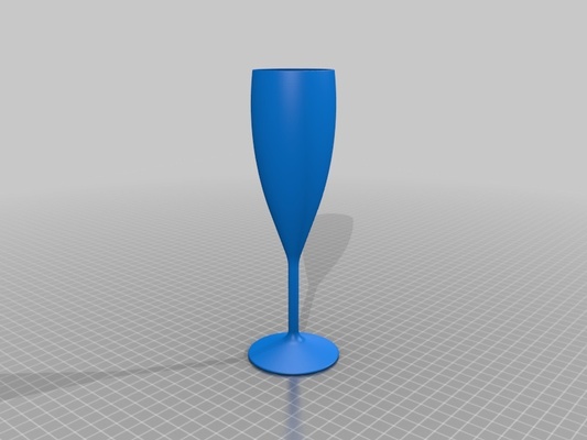 champanhe vidro by tendão casa modelos thingiverse 3d print model - Mito3D