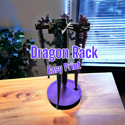 dragon rack by raditive prints household decor display 3d print model - Mito3D