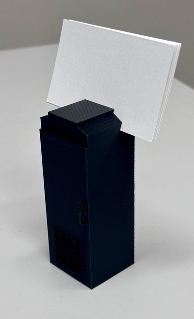 verkehr regler kabinett unternehmen karte halter unterstützung by illuminat3d haushalt büro verkehrskabinett 3d print model - Mito3D
