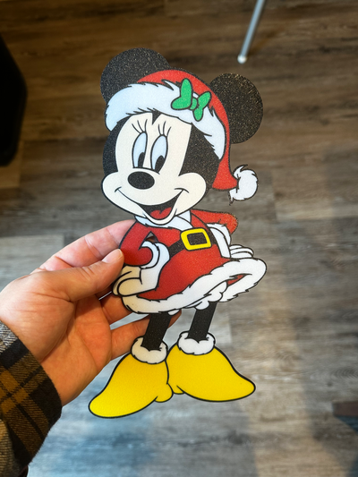 christmas minnie mouse by atyourleasureprints household decor christamast decorations holiday wall art multi color print 2023 disney decoration 2d minniemouse disneyland multicolor printing textured seasonal design season 3d print model - Mito3D